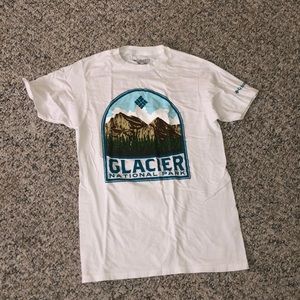 Womens Small Columbia Glacier National Park t-shirt